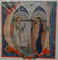 L'Annonciation (de Maitre de Sant'Eugenio, Sienne, v 1316-1348)